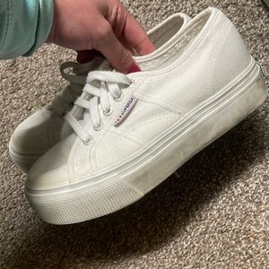 Superga white tennis size 37